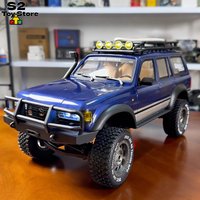 JXC 1:12 Scal Land Cruiser LC80 RC Car 4WD 2.4G Full Proportion Remote Control Crawler Off-Road Truck Model Boy Gift