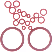 18pcs O-Ring Seal Kit Silicone Gasket For Coffee Machine Brewing Group Spout Connector Kitchen Accessories