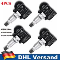 4 Stück Neue Qualitäts-TPMS-Reifendrucksensoren 433MHz für Nissan 2019-2023 Micra V Note E12 NV200 Kasten X-Trail T32 Infiniti QX50 Altima 2014-2020 Renault Megane IV Auto-Reifendruckkontrollsystem