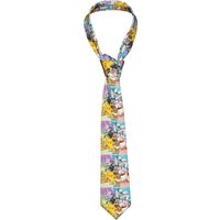 Pokemons Cartoon Neckties Men Casual 8 cm Classic Neck Ties Eevee Game for Mens Daily Wear Gravatas Wedding Accessories Office