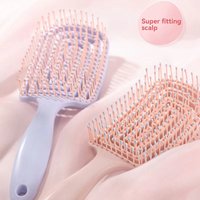 Big Curved Comb Fluffy High Skull Comb Airbag Hollow Comb Massage Combs Anti static Exfoliating Combs Hairdressing Styling Tools