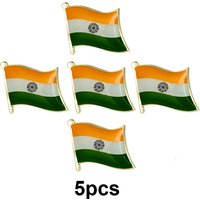 1-100pcs India Flag Lapel Pin Flag badge Brooch Pins Badges