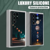 Sky Space planet Moon Stars Universe S26Ultra Case For Samsung Galaxy S26 S25 S24 S23 S20 S21 FE S22 Ultra Plus Soft Phone Cover