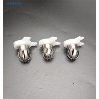 3 In 1 Stainless Steel Modeling Nozzle Lids Flower Shaped Spare Parts Soft Serve Ice Cream Machines New Accessories 29mm Inside
