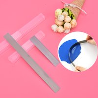 【AD】2Pcs 4"/8" Blade Tissue Cutters Handicraft Lovers Stainless Steel Clay Cutter Blades DIY Polymer Clay Cutting Tools