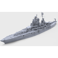 USS New Mexico Class Mississippi (BB-41) 1945 Battleship MRY-SFW SSC704-A 1/350 1/700 Military Model Kit Miniature Static Model