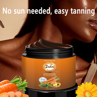 YUITIKUE 2MIN Rapid Sunless Tanner Cream, Deep Hydrating Body Bronzer For Uniform Sculpted Bronze Skin