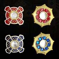HTISOK Catholic Reliquary Zinc Alloy Jesus Christian Decor Religious Supplies for Church Rituals Catholic Relic Box