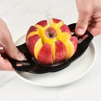 Stainless Steel Apple Cutter,Reusable Apple Corer, Kitchen Apple Divider, Creative Fruit Cutter, Fruit Cutter, Kitchen Gadgets