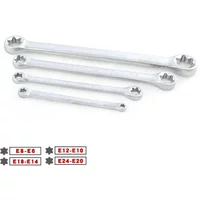 4pcs Star Double Torx Wrench E6-E24 E-type Double-ended Hexagon Spanner For Home Appliance Repair/car Repair Hand Tools