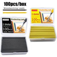 100PCS Carpenter Pencil Leads With A Large Capacity, Deep Hole Marking Architectural Painting Woodworking Automatic Pencil Lead