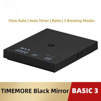 New Black Mirror Mini New Espresso Coffee Food Kitchen Scale With Time USB Light Weight Digital Scale