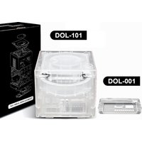 For NGC Shell Transparent Case Replacement Shell For GameCube Clear Box For NGC Video Game Console DOL-001/DOL-101