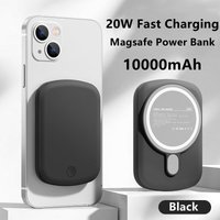 Xilecaly PD20W Magsafe Power Bank 10000mAh Magnetic Wireless Charger External Battery Fast Charging Powerbank For iPhone Samsung
