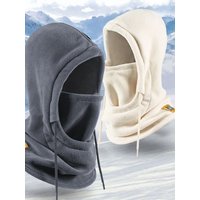 AliExpress WRELS Winter Warm Hooded Hat Windproof Thickened Polar Fleece Ski Cycling Neck Cover Mask Men Women Thermal Outdoor Sports Head Cover