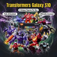 Blokees Transformers Galaxy Vol.10 Galvatron Rodimus Prime Brawn Sixshot Warrior Robot Figurine Blind Box Children Gift