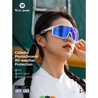 AliExpress West Biking WEST BIKING Photochromic Cycling Glasses UV400 Protection Unisex Bike Sunglasses MTB Road Bike Glasses Eyewear Bicycle Goggles