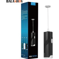 Mini Electric Milk Foamer Blender Wireless Coffee Whisk Mixer Skimer Handheld Egg Beater Cappuccino Frother Mixer for Kitchen