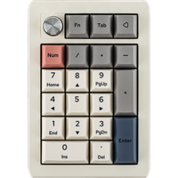 EPOMAKER EK21 20% VIA Programmable Gasket Hot-Swap Tri-mode Wireless Mechanical Number Pad with RGB Backlight & 1000mAh Battery