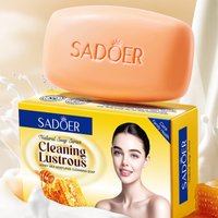 100g Honey Milk Moisturizing Cleansing Soap, Containing Extracts of Honey, Centella Asiatica, Aloe Vera Leaves, and Milk, Is a Multi-Purpose Soap Suitable for the Entire Body. Rich in Foam, It's Easy