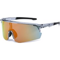 Oversized Sports Sunglasses Men Cycling Glasses Mirrored Outdoor Goggles Trendy Wrapped Anti-UV Riding Shades