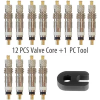 AliExpress NONE 2/6/12PCS Removable Presta Valve Cores Brass Tubeless Core Remover Tool for Road MTB Bikes