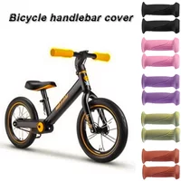 AliExpress NONE 1 Pair Rubber Bike Bicycle Handle Bar Grips Anti-slip Waterproof Tricycle Scooter Handlebar For Kids Child Cycling Handle Bars