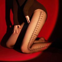 Woman Sexy Scale Silk Stockings Cosplay Accessories Fashion Sells Well Ruler Printing Super Thin Pantyhose Cute Leggings Gift