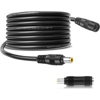 10Ft, 8mm male to female Extension Cable with DC 8mm Female to Male plug Connector Plug fit for GZ Yeti Jacke