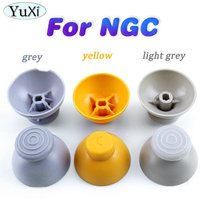 YuXi 2Pcs Analog Joystick Thumb Stick Silicone Cap For NGC Gamepad Grip Button Controller Accessories