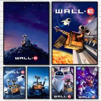 1pc Anime Movie WALL-E Posters HD Print Vintage Wall Art Decor for Home Study Room