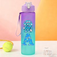 750ml Steal A Brainrot Sport Water Bottles Game 67 Six Seven Frosted Bottle Outdoor Travel Gym Fitness Jug Portable Drinking Cup
