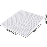 30x15/30x30cm Fish Tank Isolation Plate Detachable Spliceable Hollow Bottom Filter Plate Bottom Filter for Aquarium