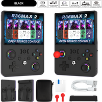 FLLAPT R36MAX 2 4.5 Inch Retro Handheld Game Console 1024x768 IPS HD Screen Portable Open Source Linux System with 2*Joysticks