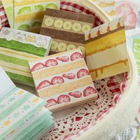 50pcs/pack Kawaii Fruit theme Cute hand drawn mini Message paper Scrapbook School Office Supplies