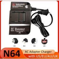 For Nintend N64 AC Adapter Wall Charger Power Supply Converter for N64 US/EU/AU/UK Regulatory Power Supply Cord Charging Charger