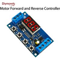 ZK-MC01 DC 3.3-15V 50W Motor Forward Reverse Controller Auto Cycle Timing Delay Module Signal Trigger Brush Motor Module