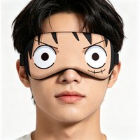 One Piece Eye Mask Cartoon Sleep Eye Patch Portable Travel Relax Eyepatch Lunch Break Eyes Cover Shield Eyes Care Tools Gifts