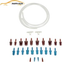 141512 Master Cylinder Bleeder Kit 2pcs Hose with Clip and Sae and Metric Fittings Universal Fit