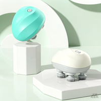 Electric Deep Scalp Massager for Hair Growth & Cleaning, Cordless Head Massager with Soft Silicone Nodes, Portable & Washable,