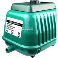 Super Silent High Power Air Pump, 20W/40W/60W/100W Adjustable Oxygen Compressor for Koi Pond Aquarium Hydroponics
