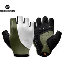 AliExpress ROCKBROS Bike Gloves Men Women Summer Breathable Half Finger Gloves Anti-slip SBR Shockproof Photochromic Bicycle Cycling Gloves