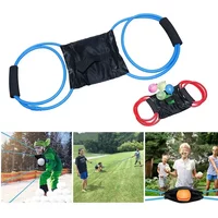 Water balloon 3 person launcher Water ball launcher Elastic ball launcher Water balloon launch Outdoor Entertainment Toys