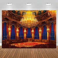 Palace Castle Backdrop Girl Birthday Party Background Decoration Photo Booth Banner Props