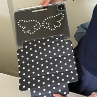 Polka Dot Angel Wings Case For iPad Air 11 Case iPad 10th 11th A16 9th Cover iPad Pro11 4 5 10.9in 12.9 M2 M3 M4 Pencil Holder