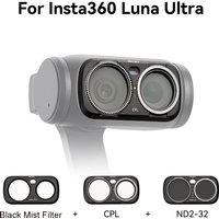 NiSi Action Camera Lens Filter ND2-32 CPL Black Mist Filter ND1-5 Stops Variable Magnetic Filters for Insta360 Luna Ultra