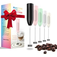 Wireless Milk Foamer Coffee Whisk Mixer Electric Egg Beater Mini Frother Handle Stirrer Cappuccino Maker Housewarming gift idea