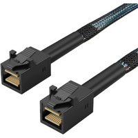 12Gbps SAS 3.0 Internal Mini SAS HD Cable SFF-8643 to SFF-8643 for Server Storage RAID PCI Express Controller NVMe Backplane