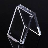 Transparent Photo Frame Acrylic Magnetic Display Frame Poster Display Stand Thickness 3+3mm Home Festival Wedding Decoration