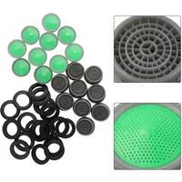 20Pcs Faucet Aerator Flow Restrictor Replacement Parts Insert Sink Aerator Basin Tap Filter Faucet Accessories